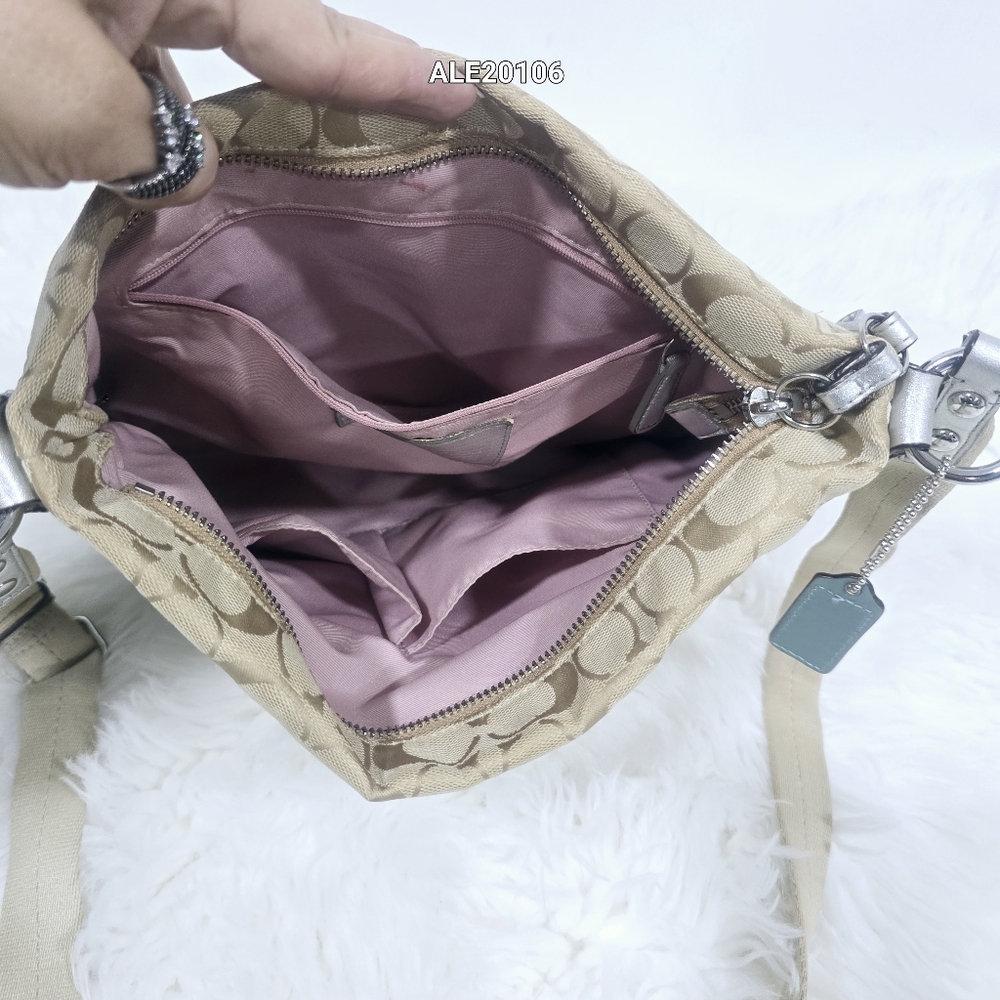 Coach Beige And Multicolor Patchwork Crossbody Bag - image 5